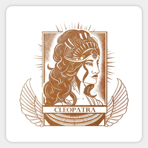 Cry Havoc! Ask Questions Later - Cleopatra Magnet by Rusty Quill